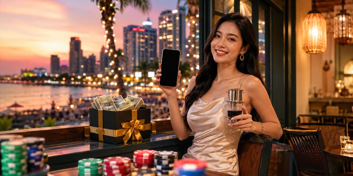Người dùng Việt Nam đăng ký tài khoản casino trên điện thoại tại Phú Quốc